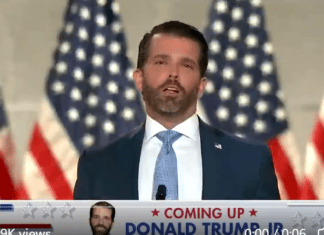 Donald Trump Jr. Posts Vicious Meme Showing His Father Assaulting Joe Biden On Air Force One Steps