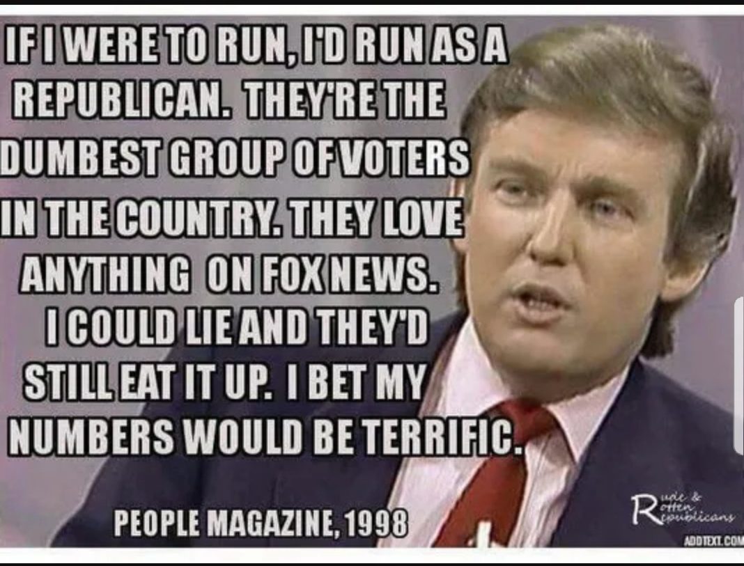 Trump Fox News quote