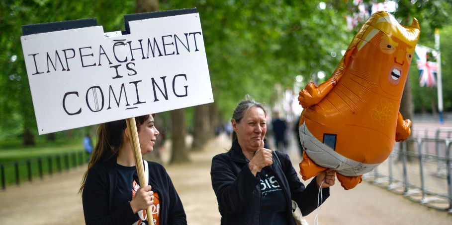 Trump UK protesters