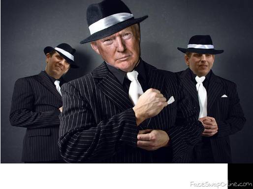 Trump mobster image by Face Swap