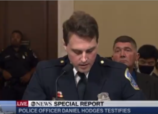 WATCH: Officer Daniel Hodges Chilling Account Of 01/06 — No ‘Loving Crowd’ ‘Hugging and Kissing’