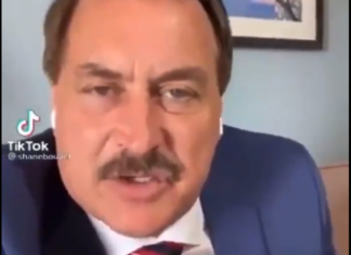 WATCH: Mike Lindell Loses His Temper At British Camera Crew, Throws Down Mic