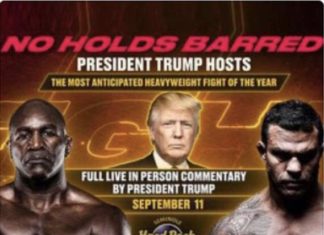 Trump Is Going Back To Sportscasting This Weekend With Junior At Holyfield-Belfort Fight