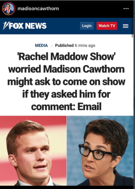 Cawthorn Maddow