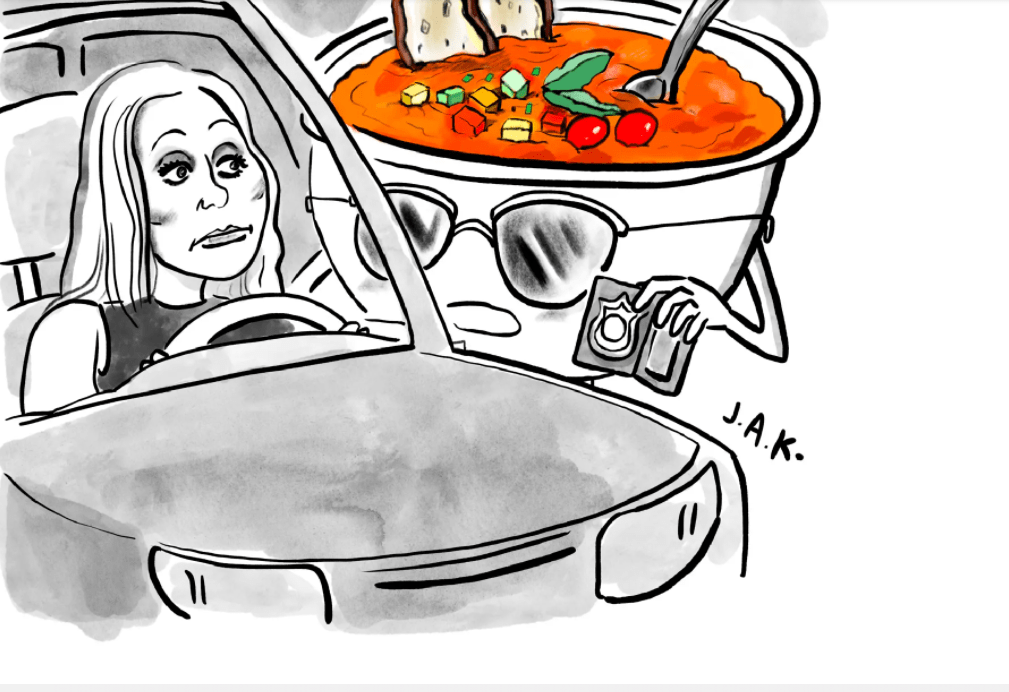 Greene gazpacho cartoon