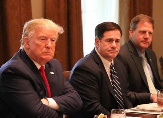 Trump Gives Kiss Of Death To Doug Ducey, Mark Kelly People Are Dancing