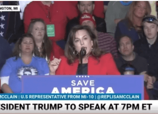 WATCH: GOP Rep Apologizes To Trump Rally Crowd For Calling Joe Biden ‘Our President’