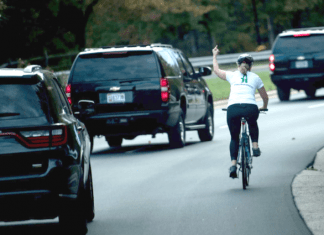 So, the President Fell Off His Bike this Morning, but the Good News is Nobody Flipped Him Off….