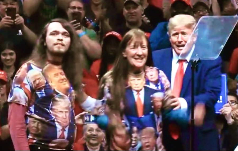 Trump not photoshopped