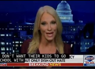 KellyAnne Conway Tells Sean Hannity – “They don’t want their kids to go to school with yours.”