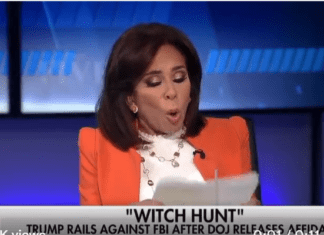 WATCH: Jeanine Pirro Shakes Like A Leaf While Incorrectly Stating the Law, Trying To Exculpate Trump
