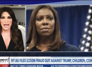 Kim Guilfoyle Criticizes Letitia James on NewsMax, Tish Doesn’t Look Impressed