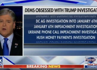 Hannity’s Scroll Through drumpf’s Crimes Maybe Not the Best Move