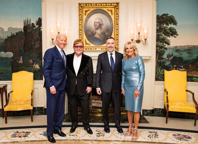 Biden Elton John