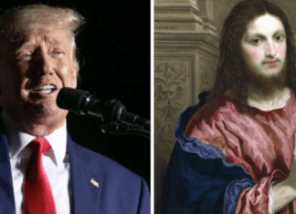 Trump Dusts Off His Chosen One Gag Once Again Reposts ‘Truth’ Of ‘Being Second Only To Jesus’