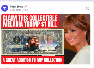 Is Truth Social Trying To Stay Afloat By Selling Melania Money?