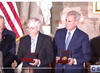 Watch the Wake Up Call To GOP: Capitol Cops Snub McConnell, McCarthy, Won’t Shake Their Hands