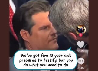 Watch: Utter Horror Overcomes Matt Gaetz as Rep Gets an Inch From His Face to ‘Explain’