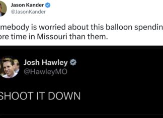 Jason Kander Drags Josh Hawley for Freakin Out About Balloon and the Replies are Hilarious