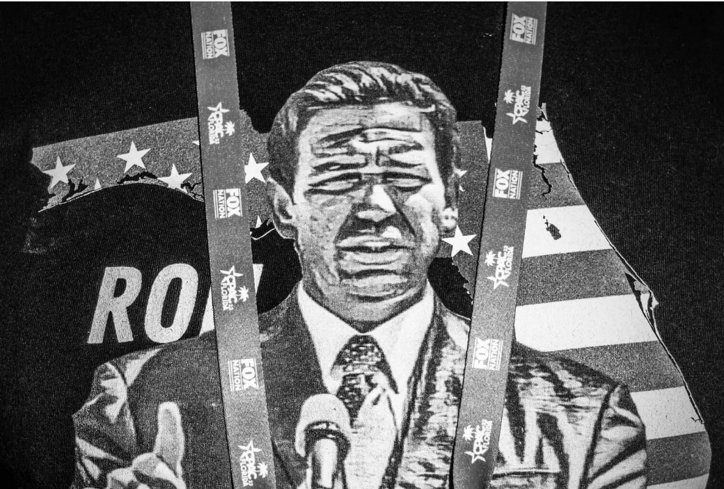 DeSantis image by Mark Peterson, NYT