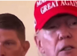 Trump Looks Like Hell Coming Off the Golf Course. Look At His Eyes