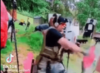 WATCH: Civil War II Trainee Shoots Up Trump Cross-Dressing Dolls