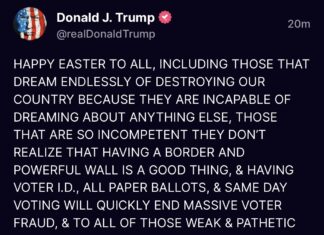 Drumpf’s Ghost Writer Takes A Big Dump on Easter