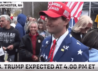 “You’ve Got To Dress Right When You’re Going To See Mr. America,” Brays MAGA At Cult Rally