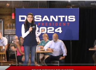 Drop Everything and Watch Casey DeSantis Put the Room To Sleep With Her Motor Mouth