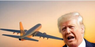 Trump Deplanes At Glacial Pace
