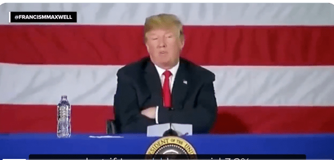 Trump small scared two
