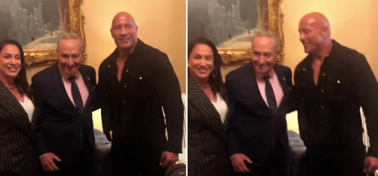 Dwayne Johnson Chuck Schumer