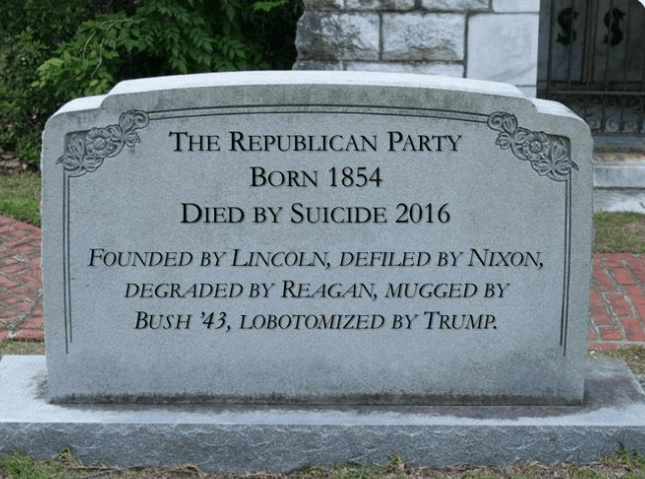 GOP gravestone