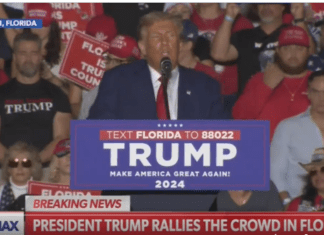 Meanwhile, 13 Miles Away, Trump’s Booed At His Own Rally