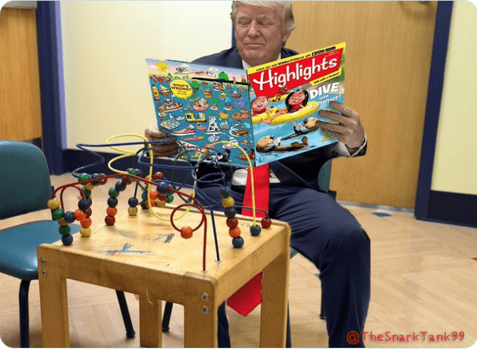 Trump grade school