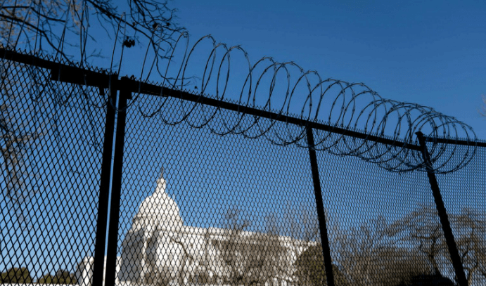 White House barbed wire