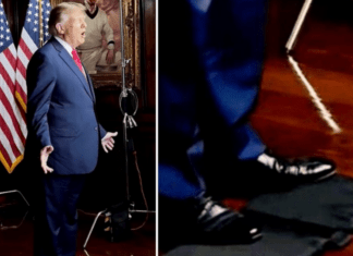 What’s Up With Trump’s Bean Bags? Keep Him From Falling?