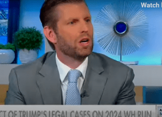 Eric Spreads Hoax, Brags ‘My Father Makes Millions When He’s In Court’