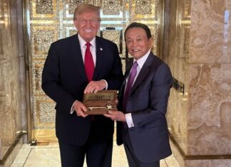 Trump Pretends to be President Again, Meets with Hitler Praising Ex-Japanese PM