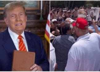 Trump Holds Up His Real Bible This Weekend, Playboy Magazine