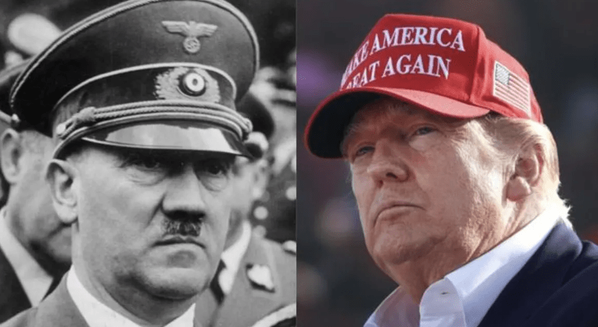 Hitler Trump mash