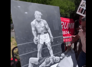 Trump Knocks Down DeNiro In Raging Bull Parody Sketch