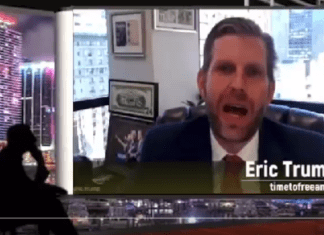 Eric Trump Slays Irony Shilling His Father’s Greatest Virtue, Wife’s Recurring Nightmare
