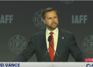 OMG. Vance Calls Firefighters “Haters” For Booing Him