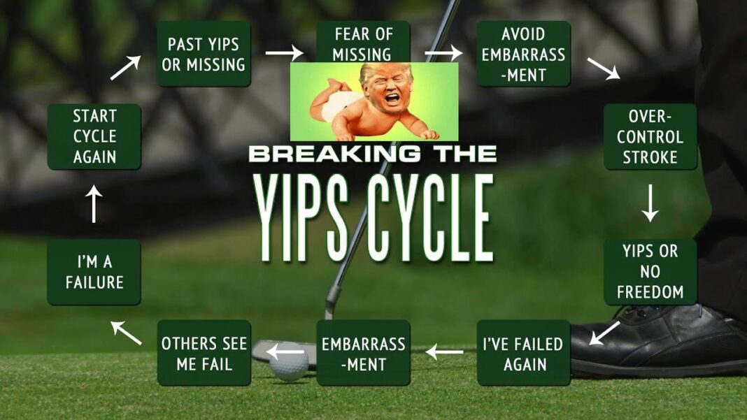golf yips trump