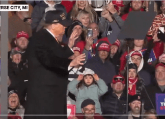 Undertaker’s Theme With Porta Potties vs. Rock Stars At A Packed Stadium, Trump Harris Rallies