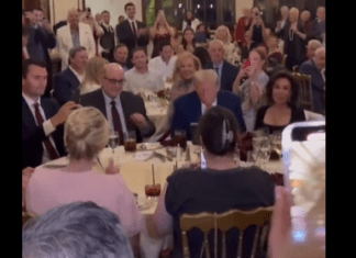 Trump’s Unholy Trinity With Rudy and Jeanine At A Salvation Army Level Buffet