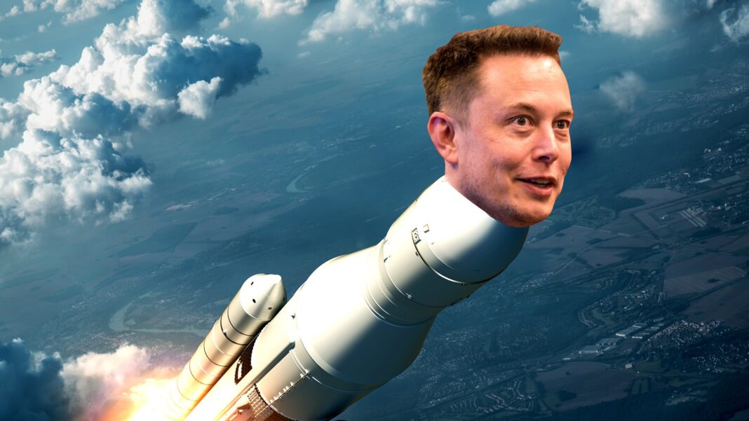 elon dickhead rocket