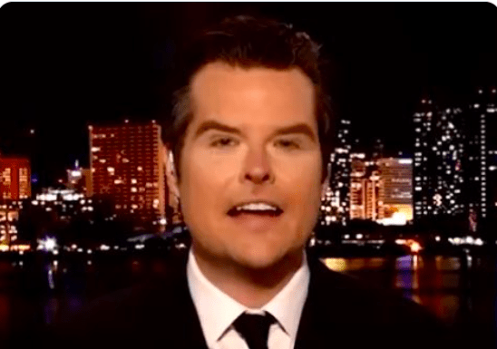 Matt Gaetz awful makeup