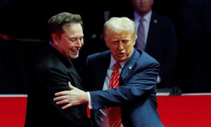Trump Musk inauguration